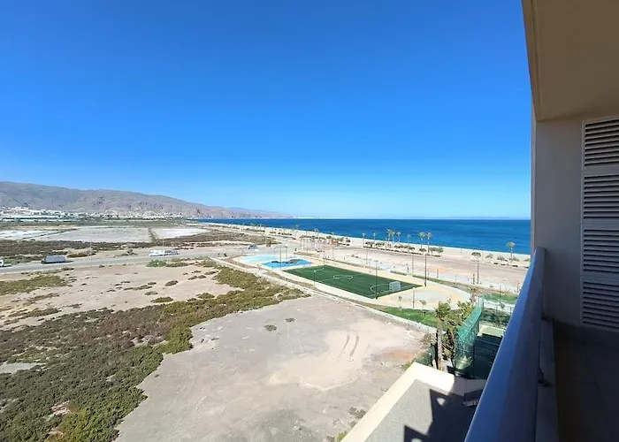 Roquetas Beach 12, Vistas Al Mar, Piscina Y Garaje